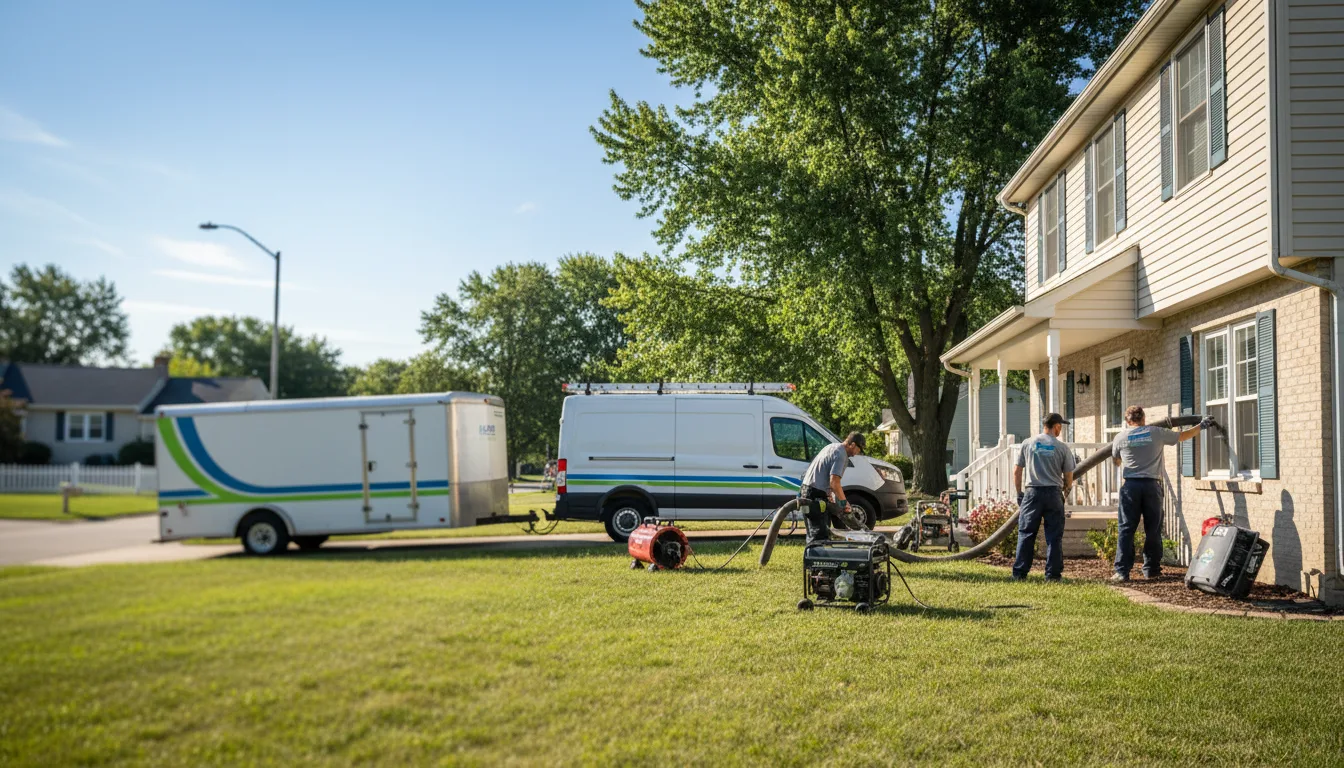 Flooded Basement Restoration And Cleanup With Repair in Kindred, ND near me